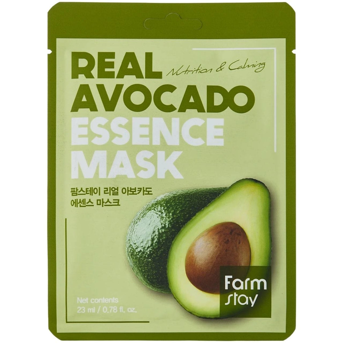 FarmStay FarmStay Real Essence Maska w płachcie z ekstraktem z awokado - 23 ml — Składniki i ocena