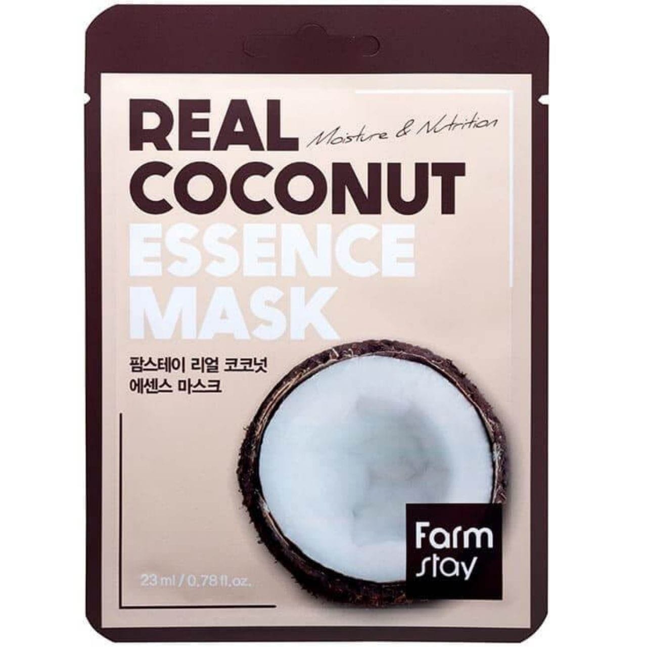 FarmStay FarmStay Real Essence Maska w płachcie z ekstraktem z kokosa - 23 ml