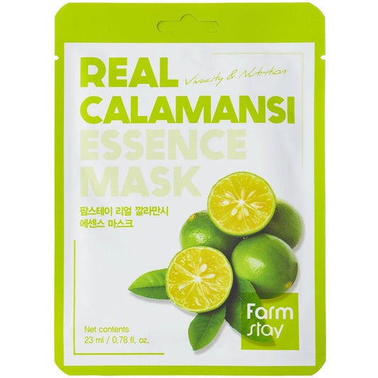 FarmStay FarmStay Real Essence Maska w płachcie z ekstraktem z owoców calamansi - 23 ml