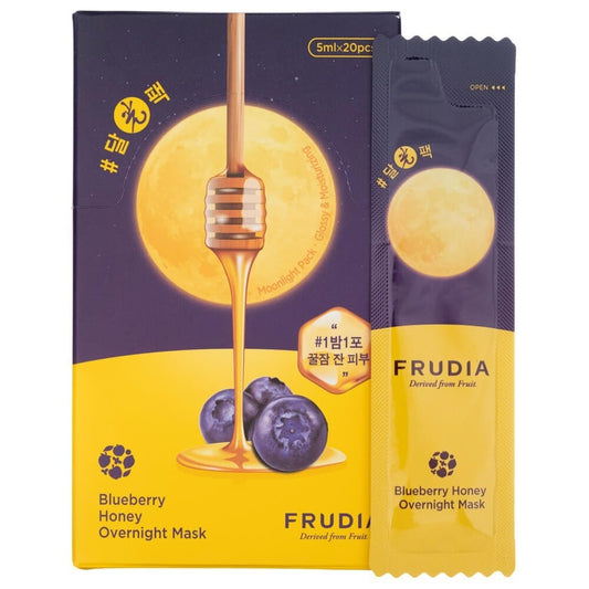 Frudia Frudia Nawilżające maseczki na noc, jagodowo-miodowe - 20 sztuk
