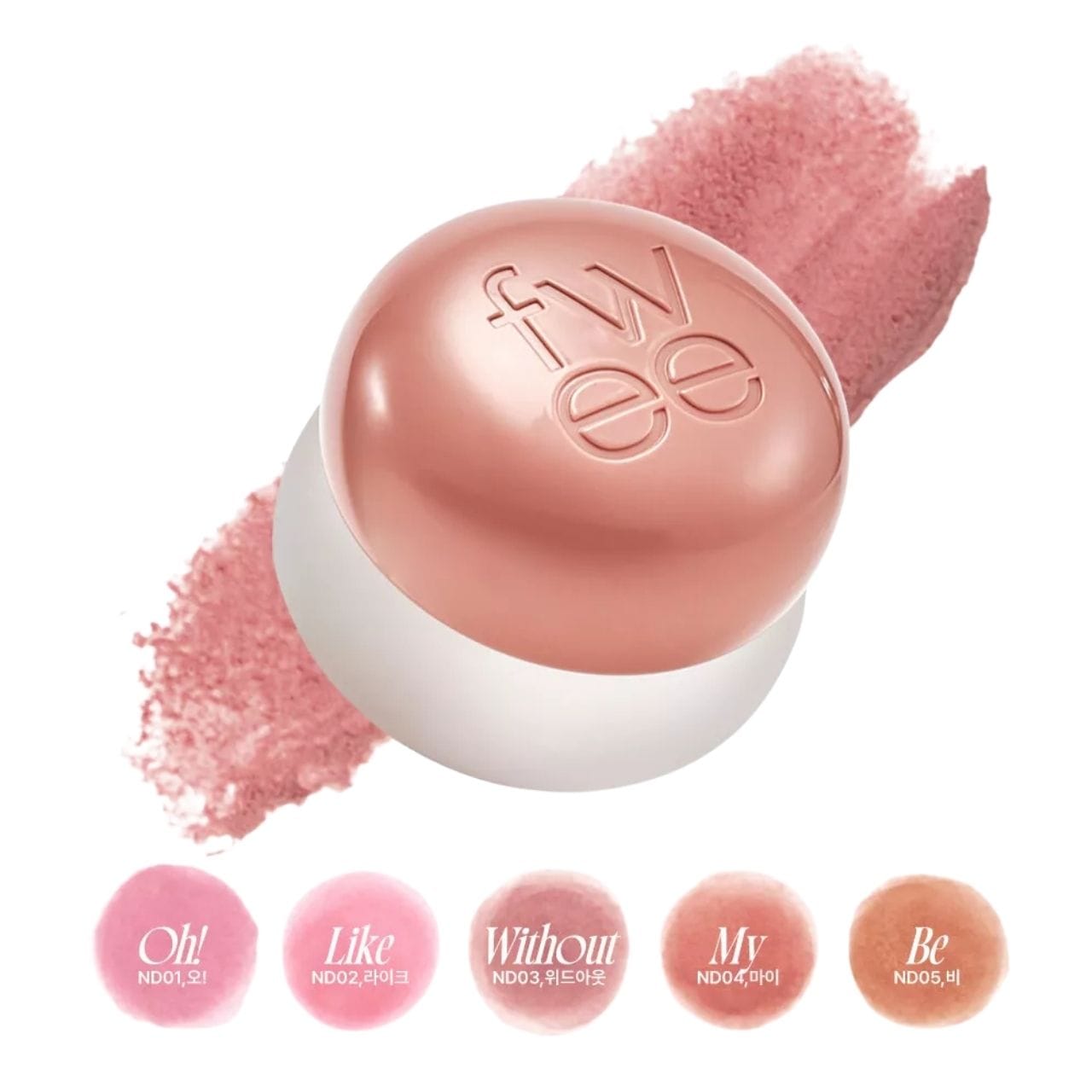 Fwee Fwee Lip&Cheek Blurry Pudding Pot Balsam do ust i policzków ND03 Without 5 g