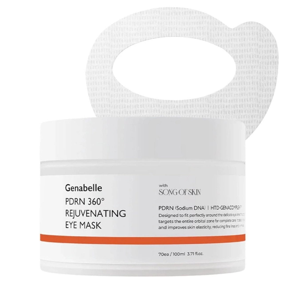 Genabelle Genabelle PDRN 360 Rejuvenating Eye Mask Regenerujące płatki pod oczy i na powieki - 70 sztuk