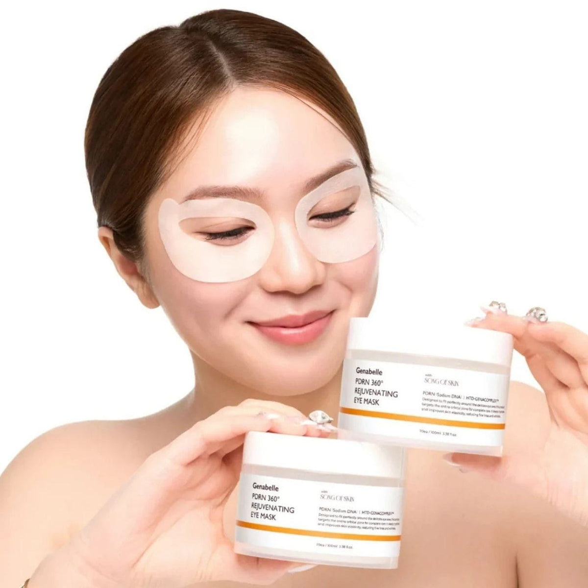 Genabelle Genabelle PDRN 360 Rejuvenating Eye Mask Regenerujące płatki pod oczy i na powieki - 70 sztuk