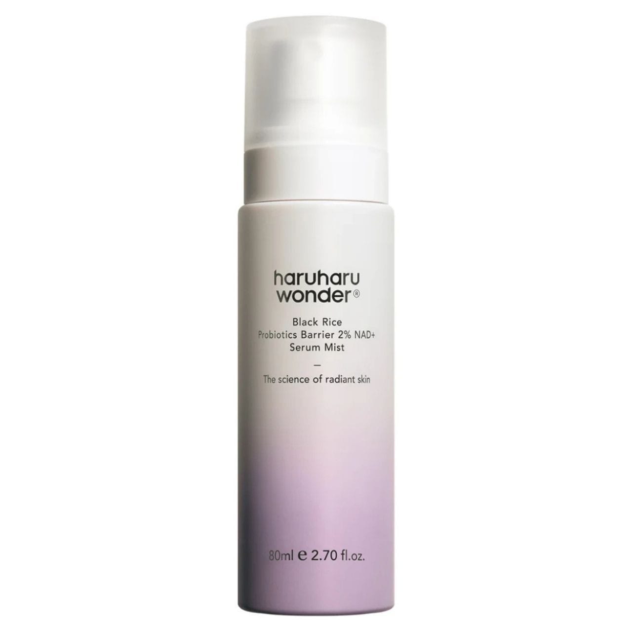 HaruHaru Wonder Haruharu Wonder Black Rice Probiotics Barrier 2% NAD+ Lekka mgiełka do twarzy - 80 ml