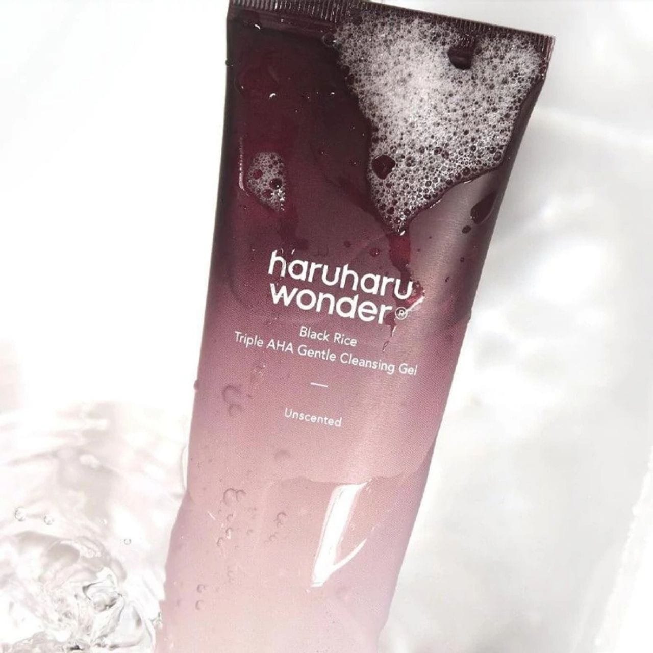 HaruHaru Wonder Haruharu Wonder Black Rice Triple AHA Gentle Cleansing Gel Złuszczający żel do mycia twarzy - 100 ml