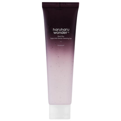 HaruHaru Wonder Haruharu Wonder Black Rice Triple AHA Gentle Cleansing Gel Złuszczający żel do mycia twarzy - 100 ml