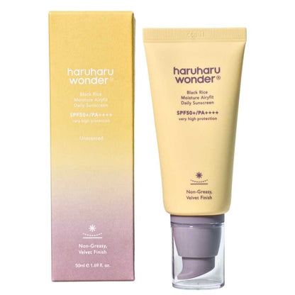 HaruHaru Wonder HaruHaru Wonder Nawilżający krem przeciwsłoneczny SPF50+ Black Rice Moisture Airyfit - 50 ml