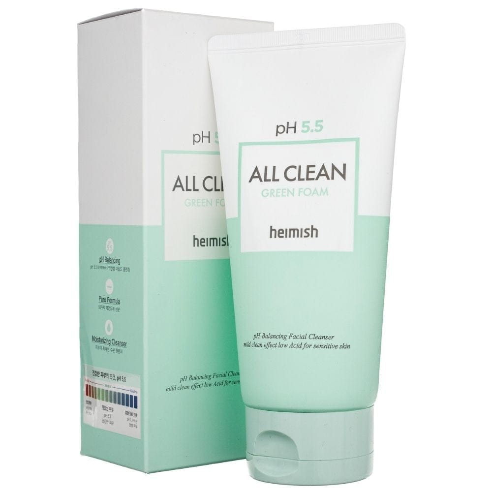 Heimish Heimish All Clean Green Clay Foam Oczyszczająca pianka do twarzy - 150 g