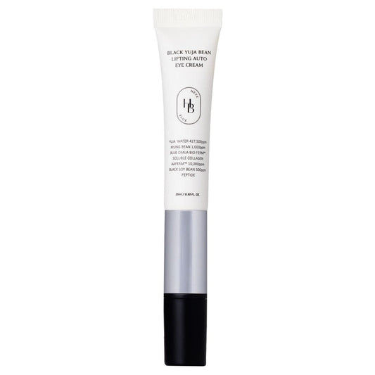 HEVEBLUE HEVEBLUE Black Yuja Bean Lifting Auto Eye Cream Liftingujący krem pod oczy - 15 ml