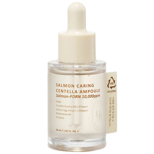 HEVEBLUE HEVEBLUE Salmon Caring Centella Ampoule Rewitalizująca ampułka do twarzy - 30 ml