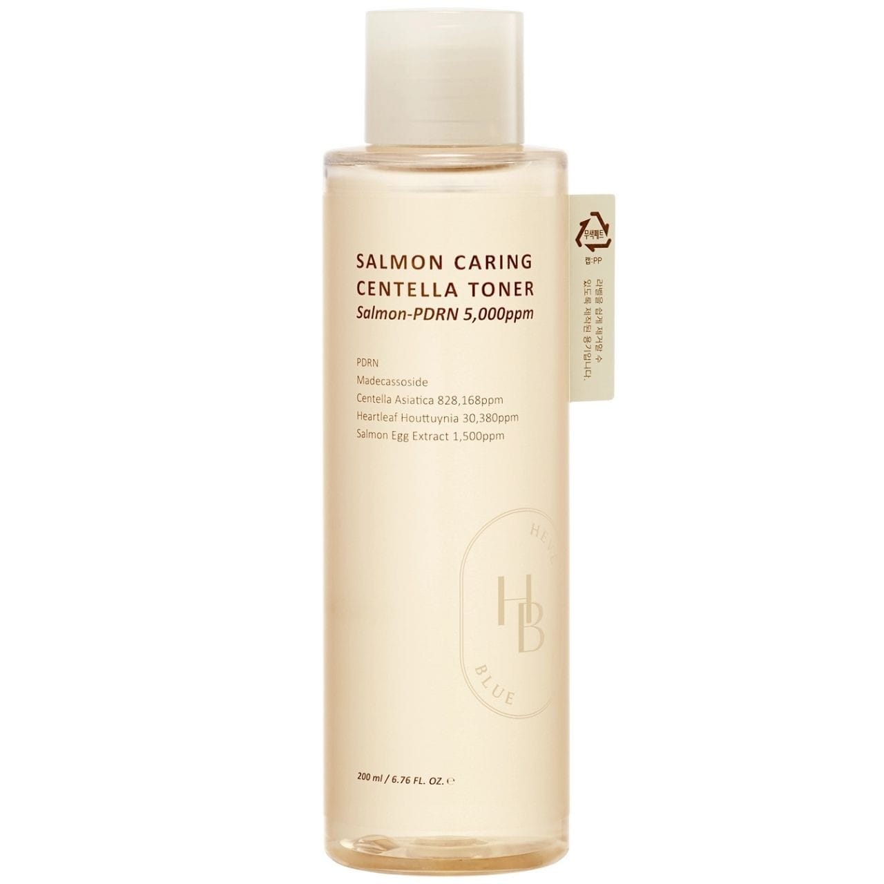 HEVEBLUE HEVEBLUE Salmon Caring Centella Toner Rewitalizujący tonik do twarzy - 200 ml
