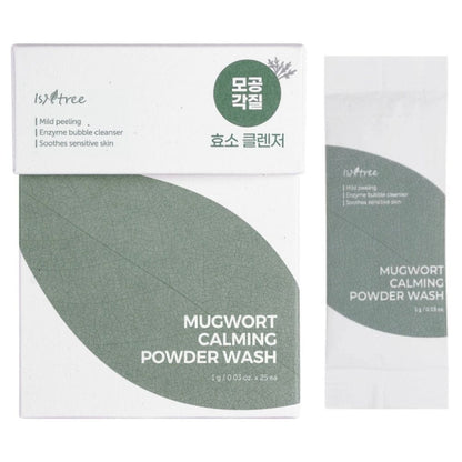 Isntree Isntree Mugwort Calming Powder Saszetki z pudrem do mycia twarzy - 25x1g