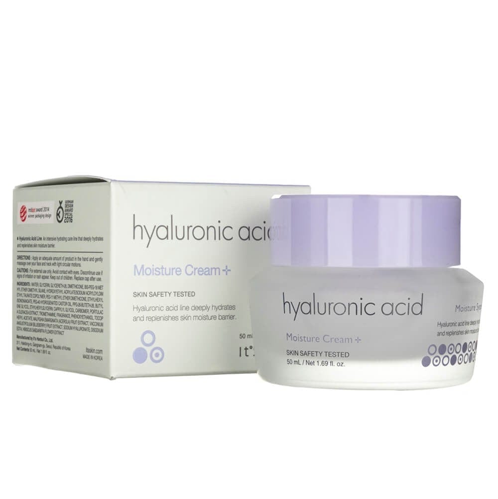 It's Skin It's Skin Krem nawilżajacy Hyaluronic Acid Moisture Cream+ - 50 ml — Inhaltsstoffe i ocena