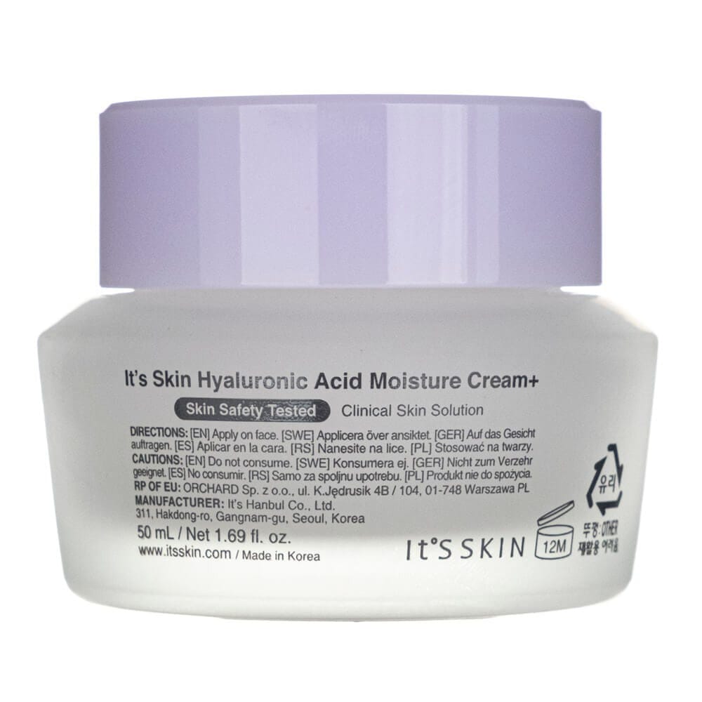 It's Skin It's Skin Krem nawilżajacy Hyaluronic Acid Moisture Cream+ - 50 ml