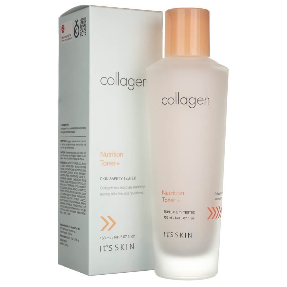 It's Skin It's Skin Tonik ujędrniający Collagen Nutrition Toner+ - 150 ml — Inhaltsstoffe i ocena