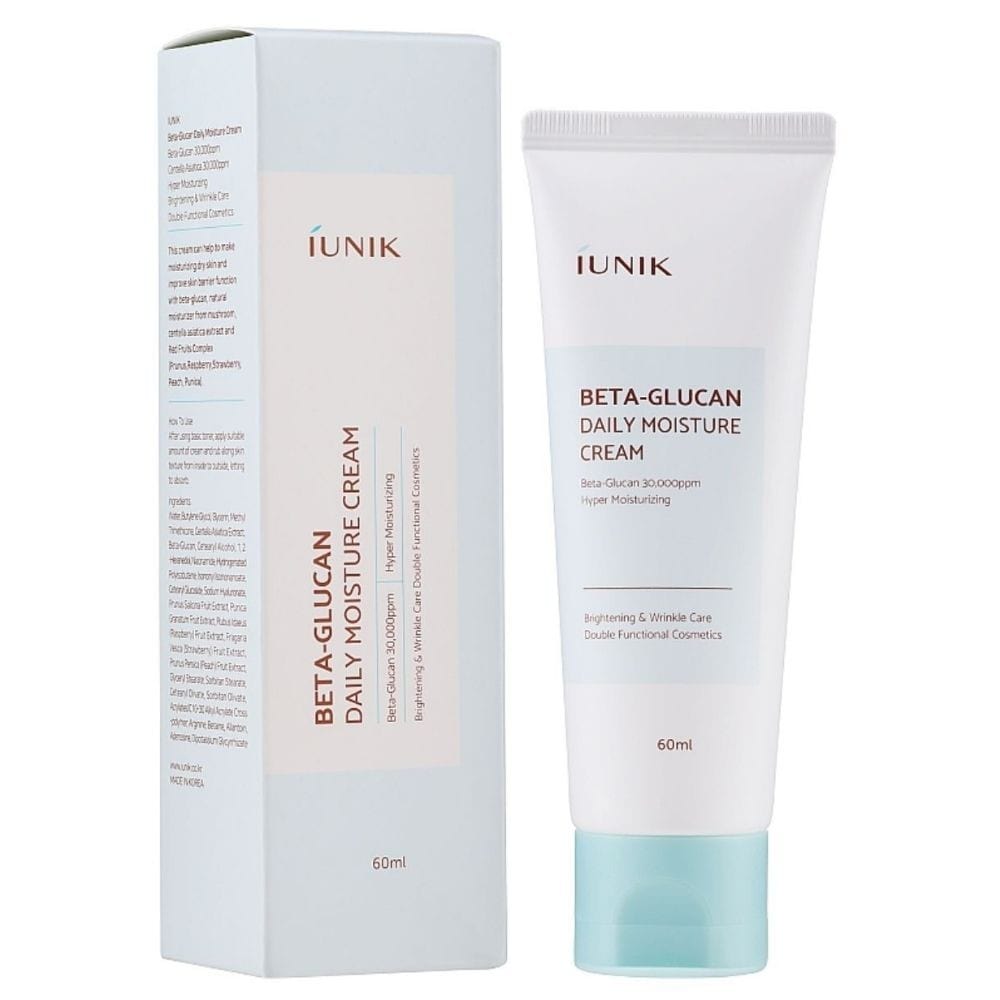 iUNIK iUNIK Beta-Glucan Daily Nawilżający krem z beta-glukanem - 60 ml