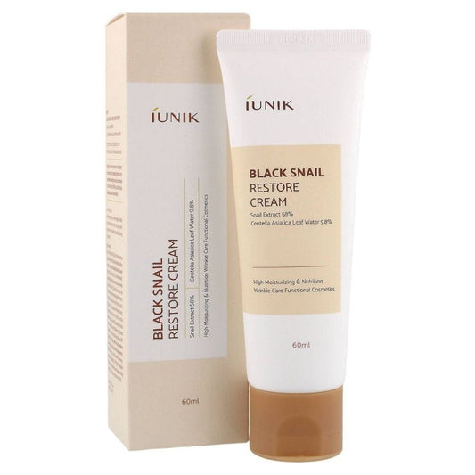 iUNIK iUNIK Black Snail Regenerujący krem ze śluzem ślimaka - 60 ml