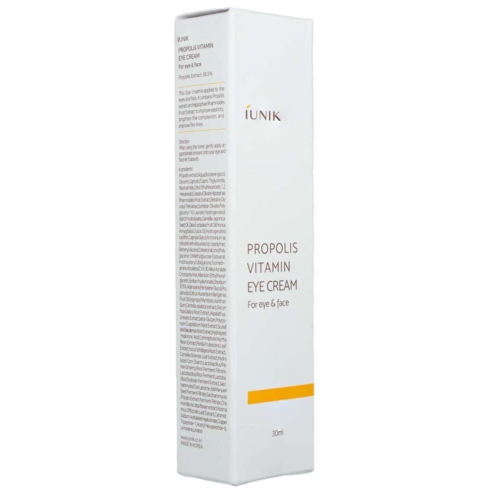 iUNIK iUNIK Propolis Vitamin Eye Cream Propolisowy krem pod oczy - 30 ml