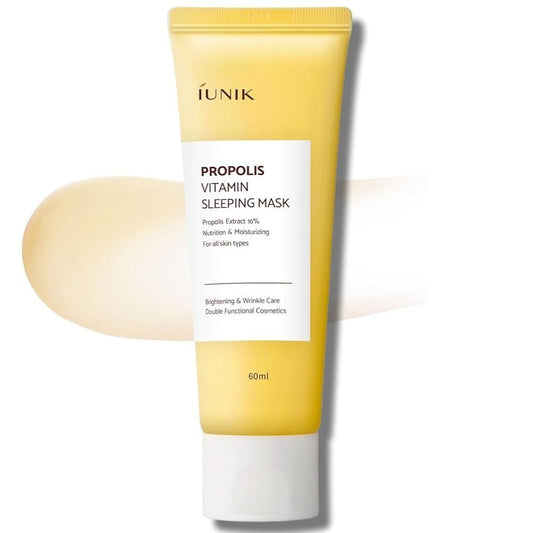 iUNIK iUNIK Propolis Vitamin Kremowa maska na noc z propolisem - 60 ml