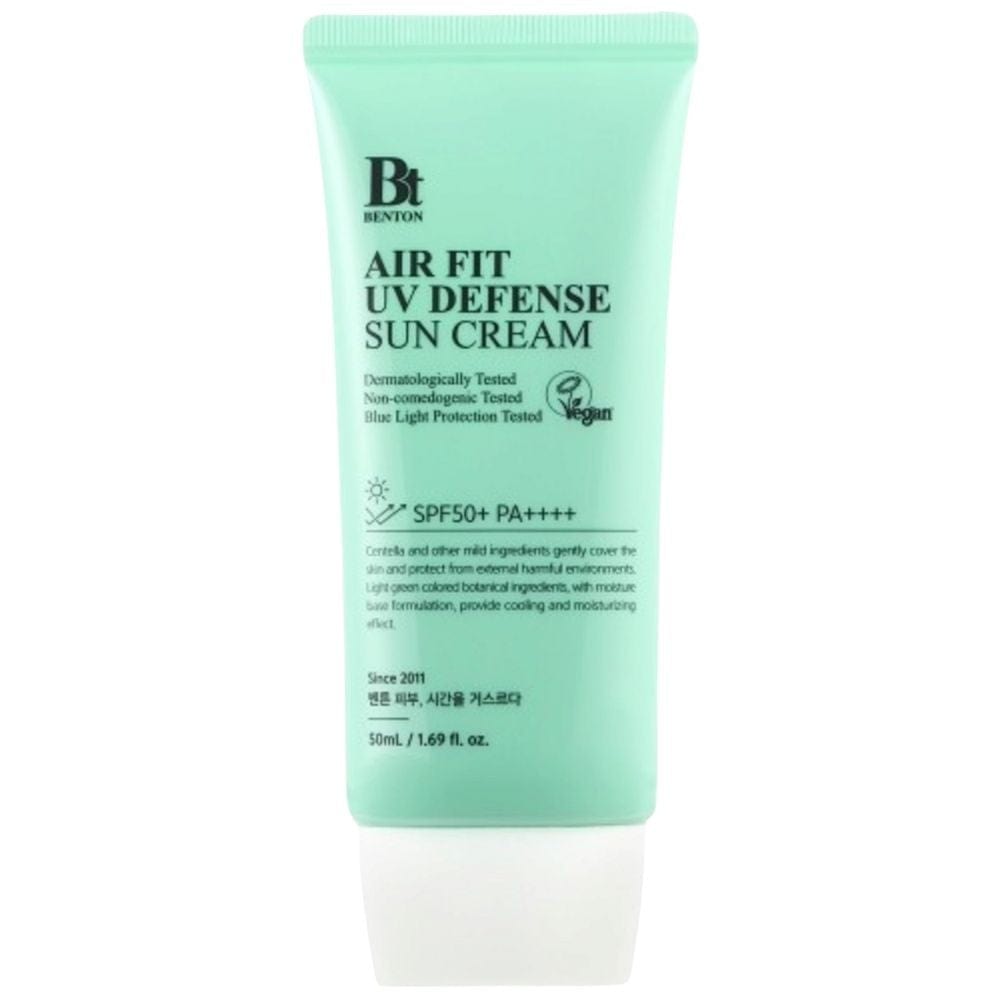 Jumiso Benton Air Fit Lekki krem przeciwsłoneczny SPF50+ z witaminą E - 50 ml — Inhaltsstoffe i ocena