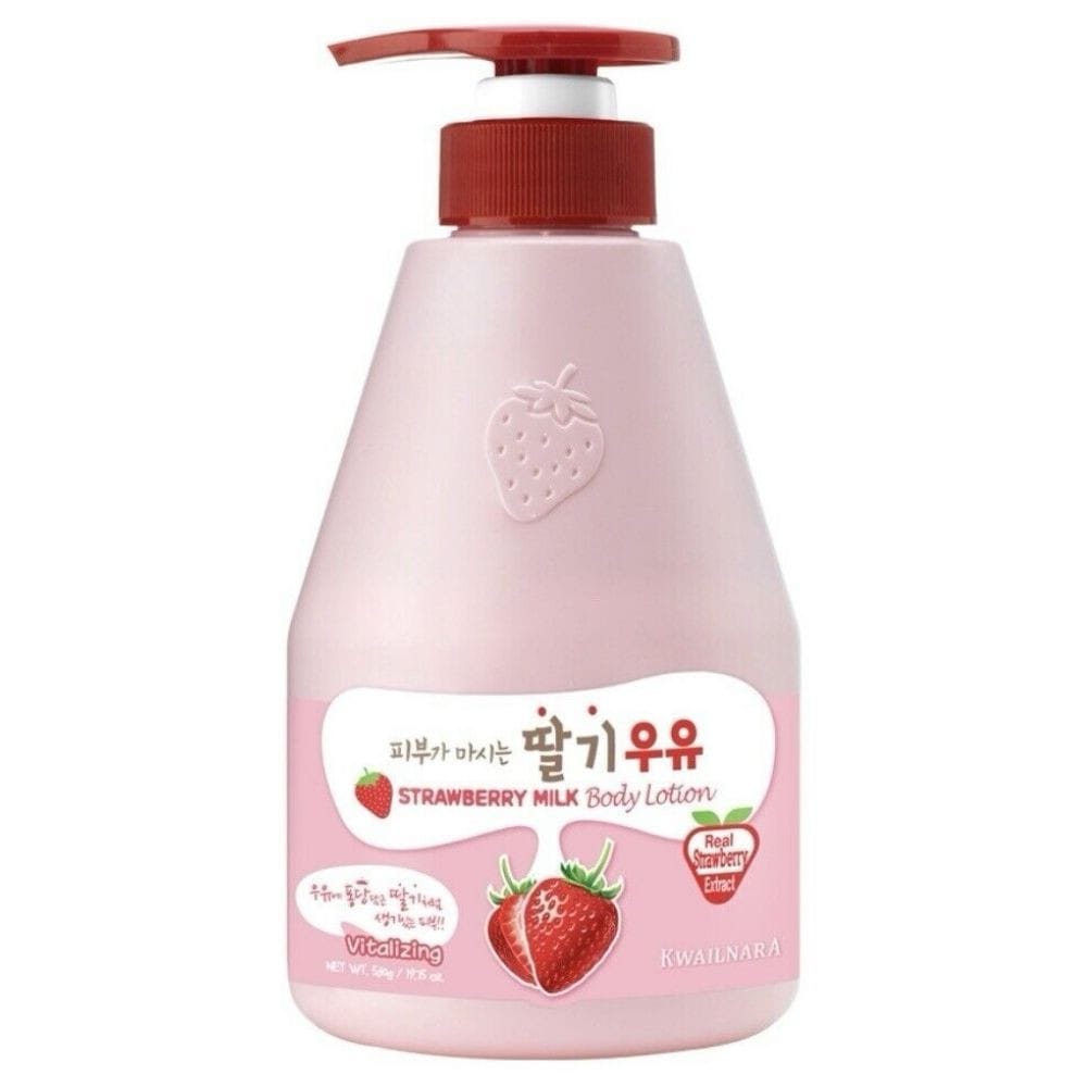 Kwailnara Kwailnara Balsam do ciała z mleczkiem truskawkowym - 560 g — Składniki i ocena
