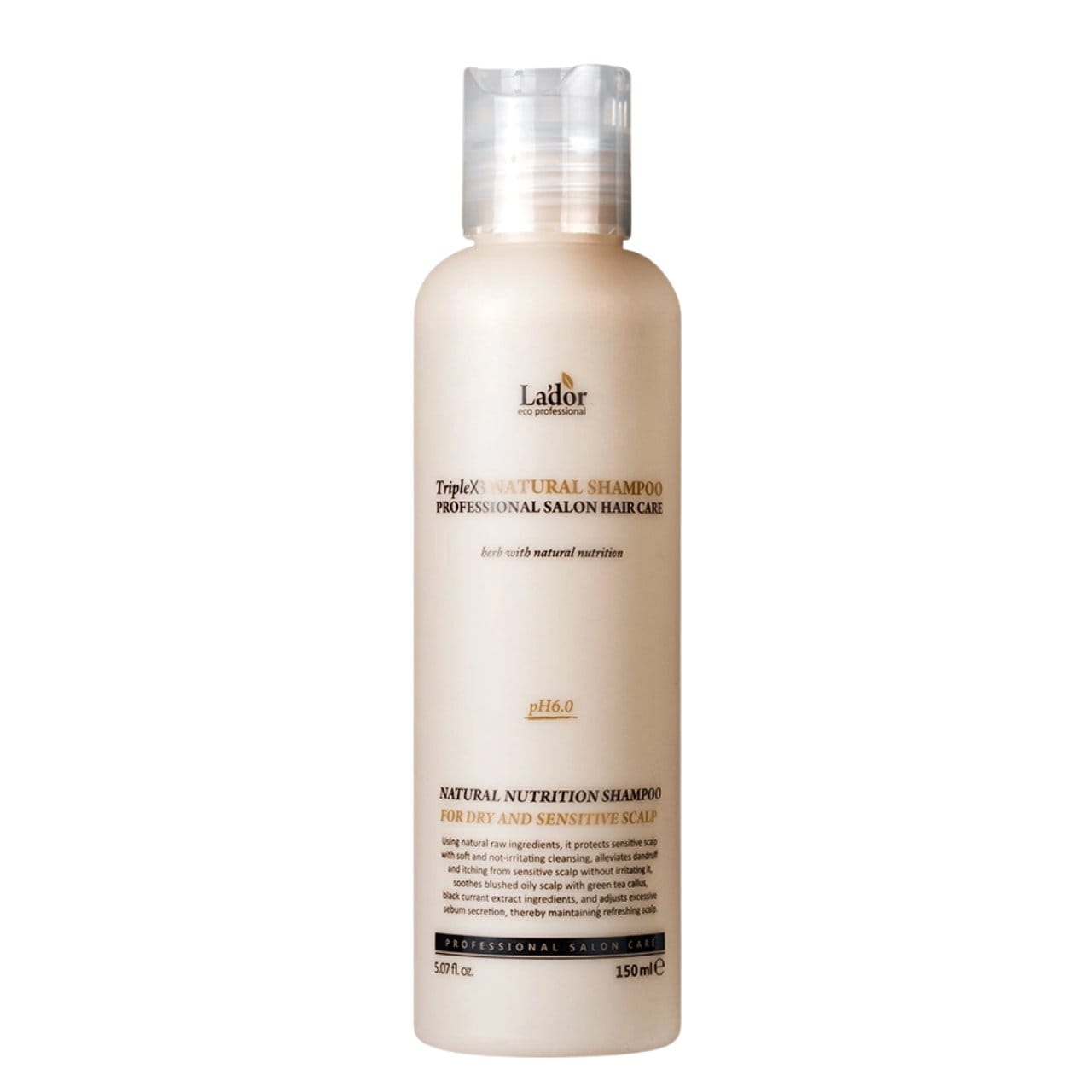 La'dor La'dor Szampon naturalny TripleX3 Natural - 150 ml