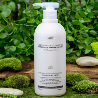 La'dor La'dor Szampon naturalny TripleX3 Natural - 530 ml