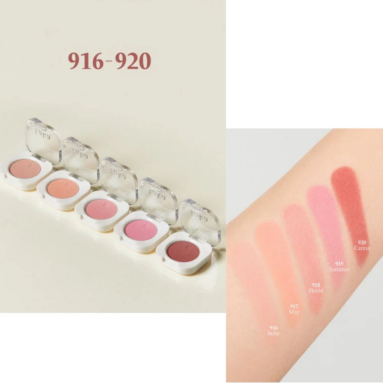 Laka LAKA Mono Eyeshadow Cień do powiek #919 Summer  - 1,8 g