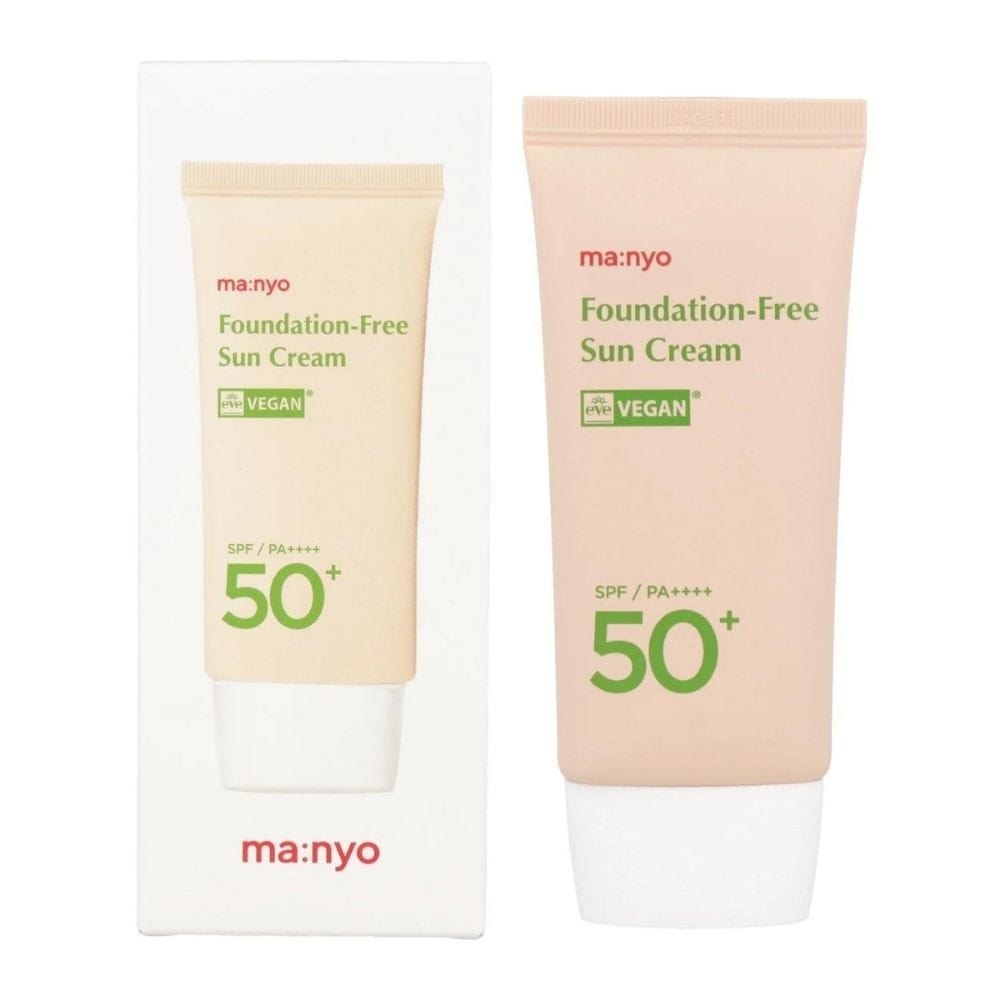 Ma:nyo Manyo Tonujący krem z filtrem SPF50+/PA++++ Foundanation-Free Sun Cream - 50 ml — Składniki i ocena