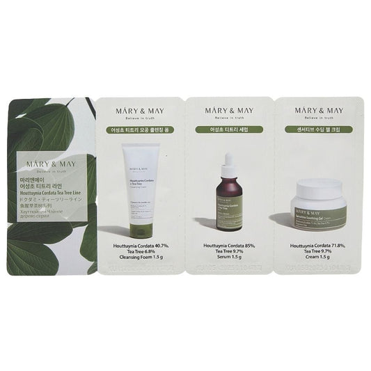 Mary&May Mary&May Houttuynia Tea Tree - 3-etapowy zestaw do cery problematycznej