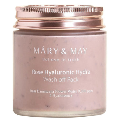 Mary&May Mary&May Kremowa maska z glinką Rose Hyaluronic - 125 g