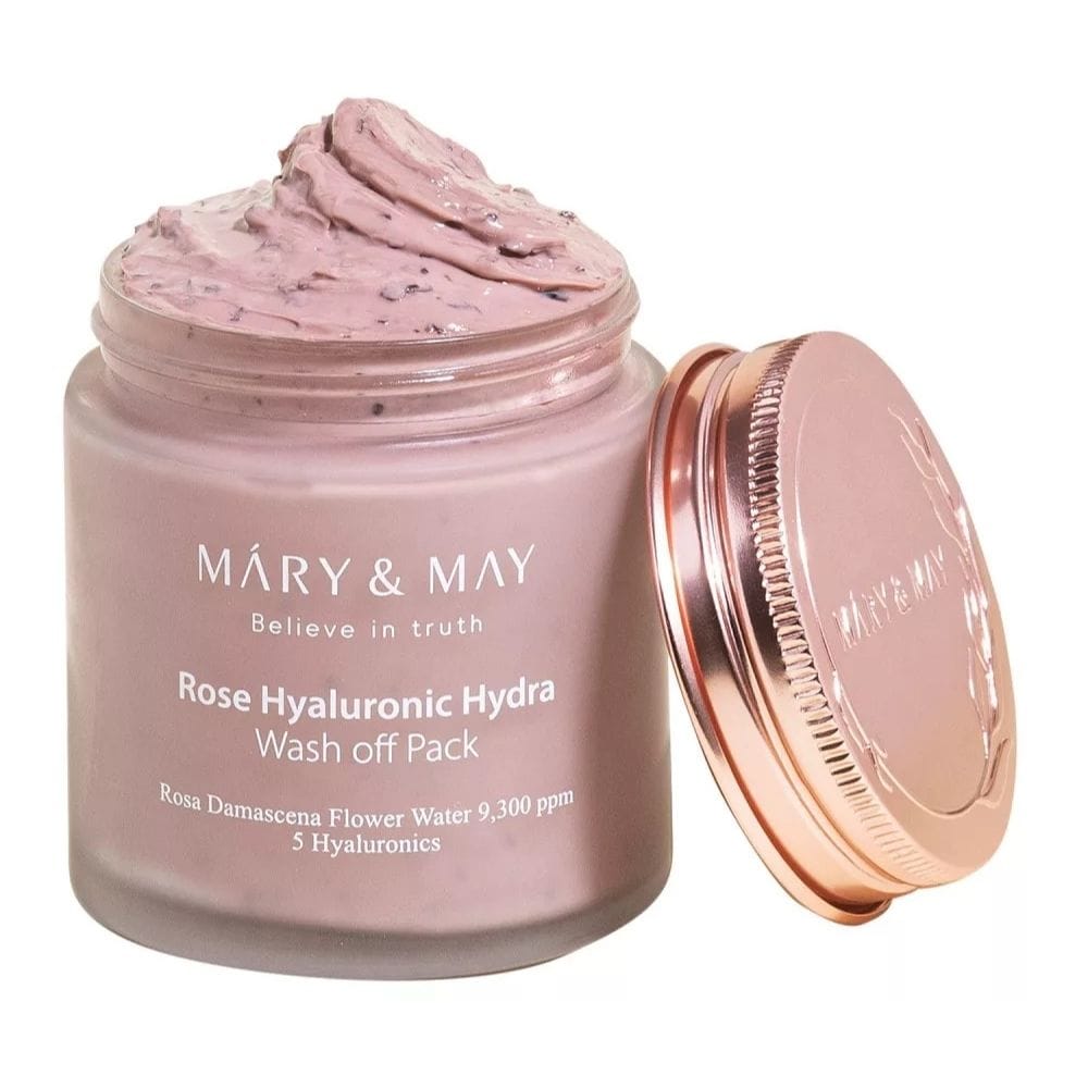Mary&May Mary&May Kremowa maska z glinką Rose Hyaluronic - 125 g