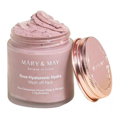 Mary&May Mary&May Kremowa maska z glinką Rose Hyaluronic - 125 g