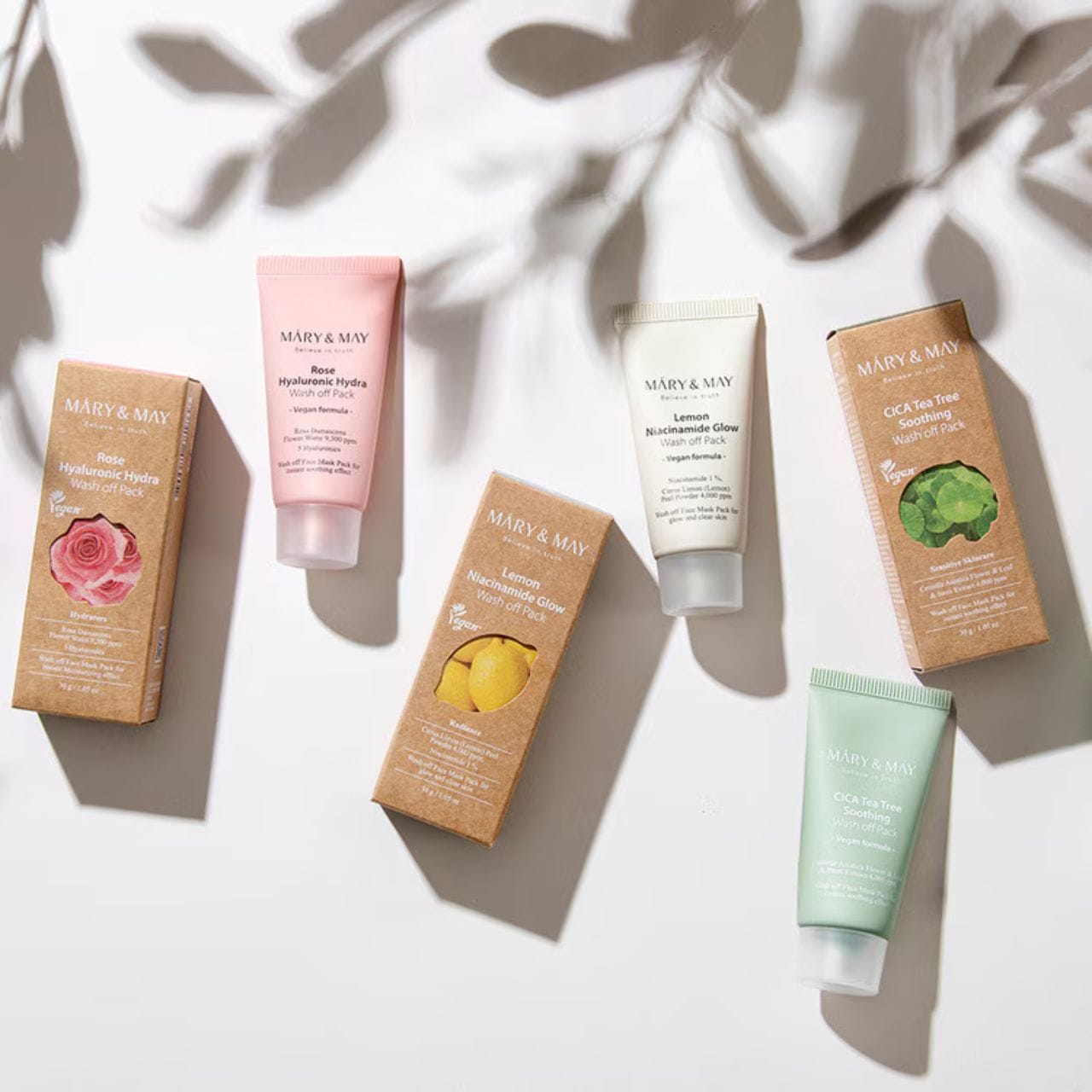 Mary&May Mary&May Maska glinkowa nawilżająca Rose Hyaluronic Hydra - 30 g