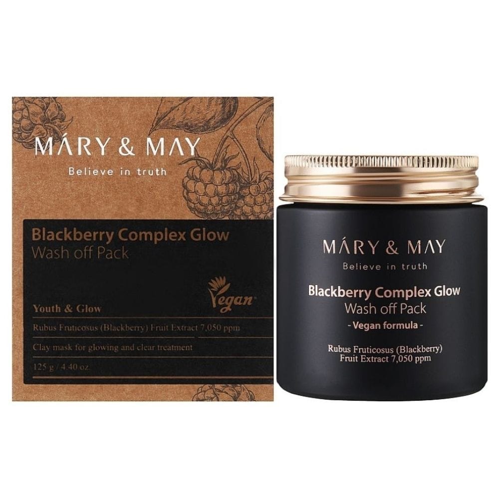 Mary&May Mary&May Maska glinkowa rozświetlająca Blackberry Complex - 125 g