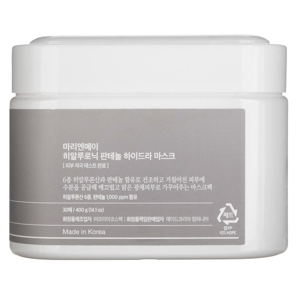 Mary&May Mary&May Nawilżające maseczki Hyaluronic Panthenol Hydra Mask - 30 sztuk