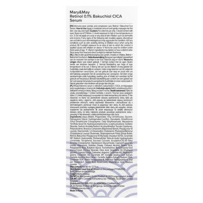 Mary&May Mary&May Seoul Edition Retinol 0.1% Serum przeciwstarzeniowe - 80 ml