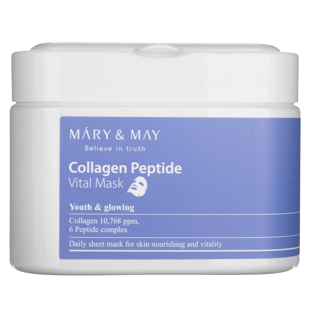 Mary&May Mary&May Ujędrniające maseczki Collagen Peptide Vital Mask - 30 sztuk — Inhaltsstoffe i ocena