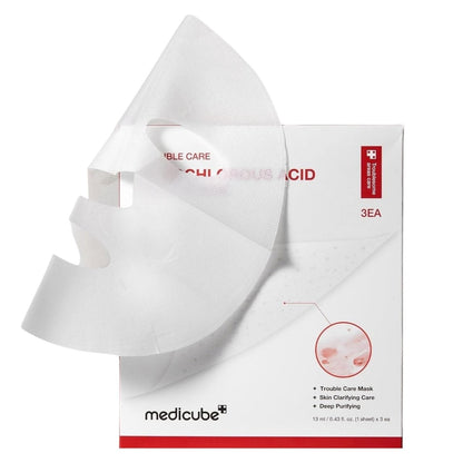 Medicube Medicube Hypochlorous Acid Peel Mask Złuszczająca maska w płachcie - 3 sztuki