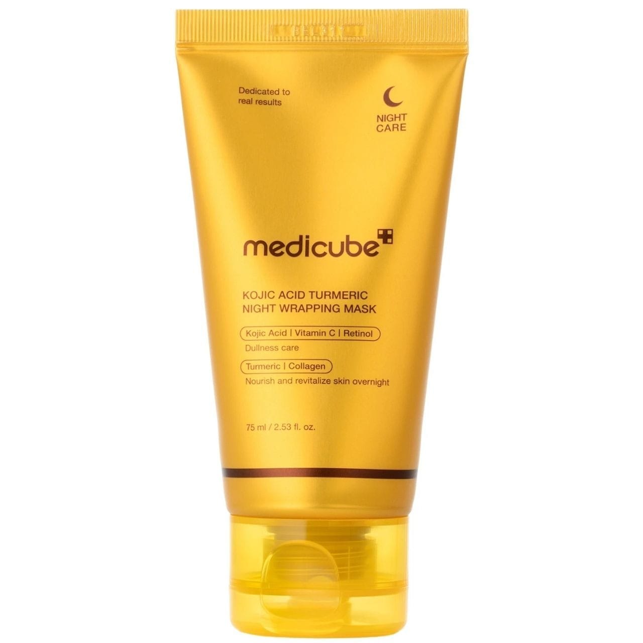 Medicube Medicube Kojic Acid Turmeric Night Wrapping Mask Rozjaśniająca maska na noc - 75 ml