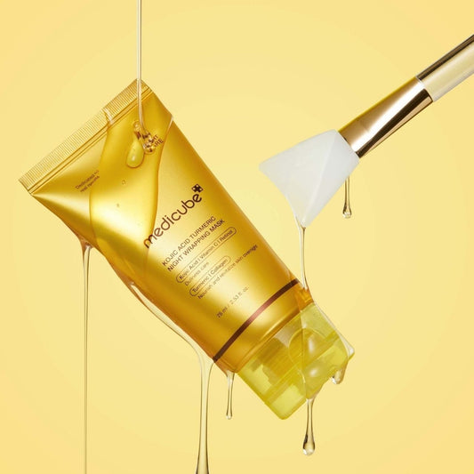 Medicube Medicube Kojic Acid Turmeric Night Wrapping Mask Rozjaśniająca maska na noc - 75 ml