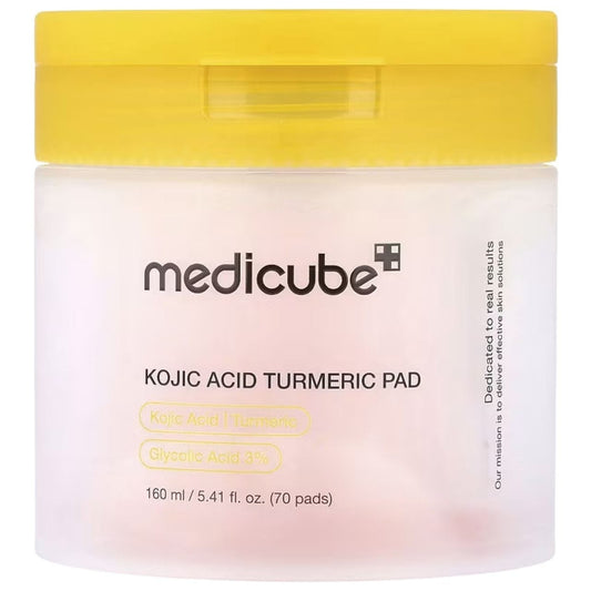 Medicube Medicube Kojic Acid Turmeric Pad Rozjaśniające płatki złuszczające - 70 sztuk