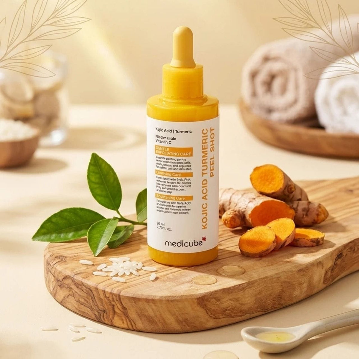 Medicube Medicube Kojic Acid Turmeric Peel Shot Rozjaśniające serum złuszczające - 80 ml