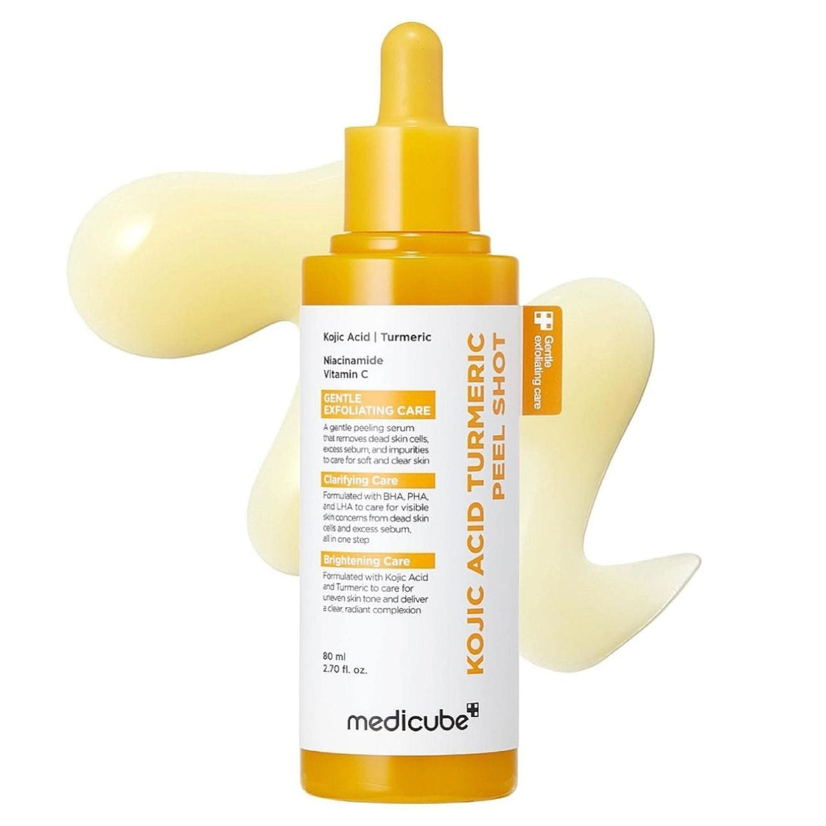 Medicube Medicube Kojic Acid Turmeric Peel Shot Rozjaśniające serum złuszczające - 80 ml