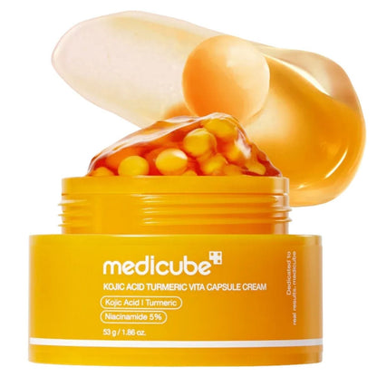 Medicube Medicube Kojic Acid Turmeric Vita Capsule Cream Rozjaśniający krem do twarzy - 53 g
