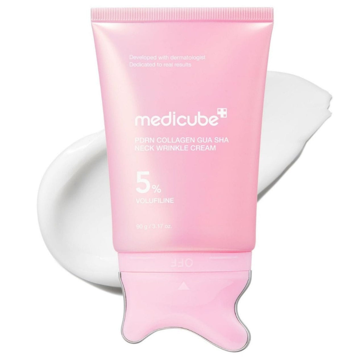 Medicube Medicube PDRN Collagen Gua Sha Neck Wrinkle Cream Ujędrniający krem do szyi i dekoltu - 90 g