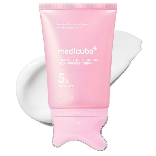 Medicube Medicube PDRN Collagen Gua Sha Neck Wrinkle Cream Ujędrniający krem do szyi i dekoltu - 90 g