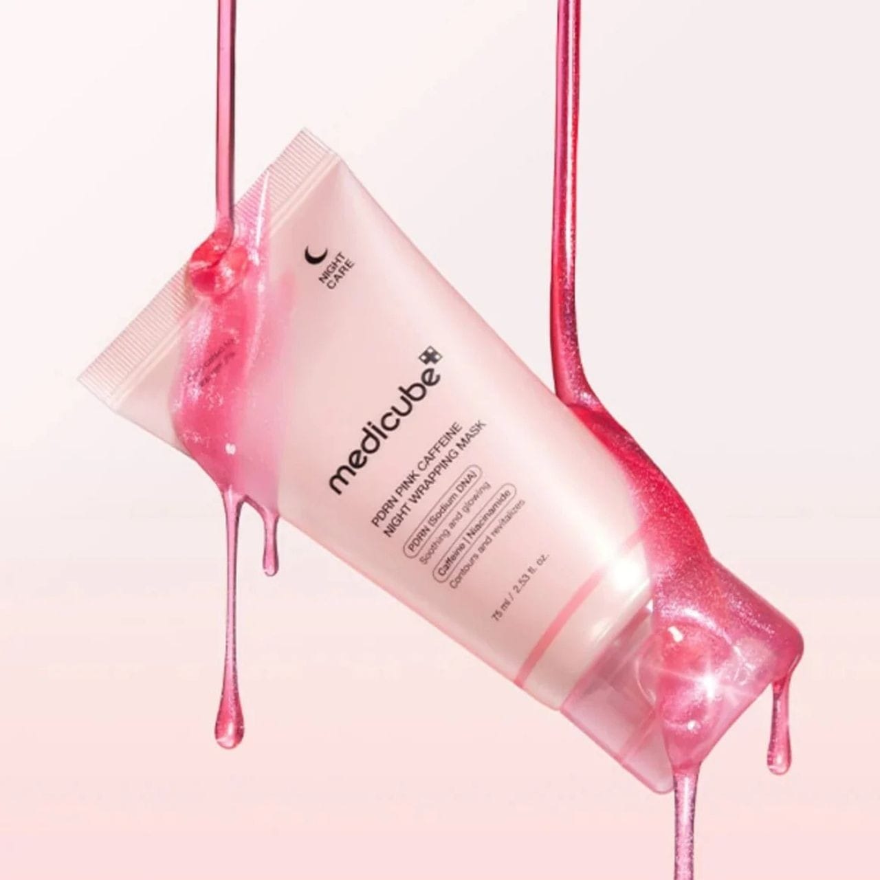 Medicube Medicube PDRN Pink Caffeine Night Wrapping Mask Nawilżająca maska na noc - 75 ml