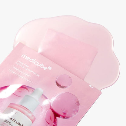 Medicube Medicube PDRN Pink Peptide Serum Mask Rozświetlająca maska w płachcie z kolagenem - 6 sztuk x 23 ml