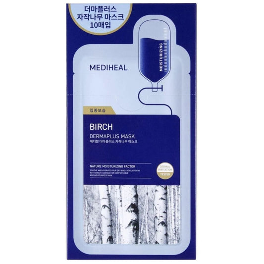 Mediheal Mediheal Dermaplus Birch Odżywcza maska w płachcie - 10 sztuk